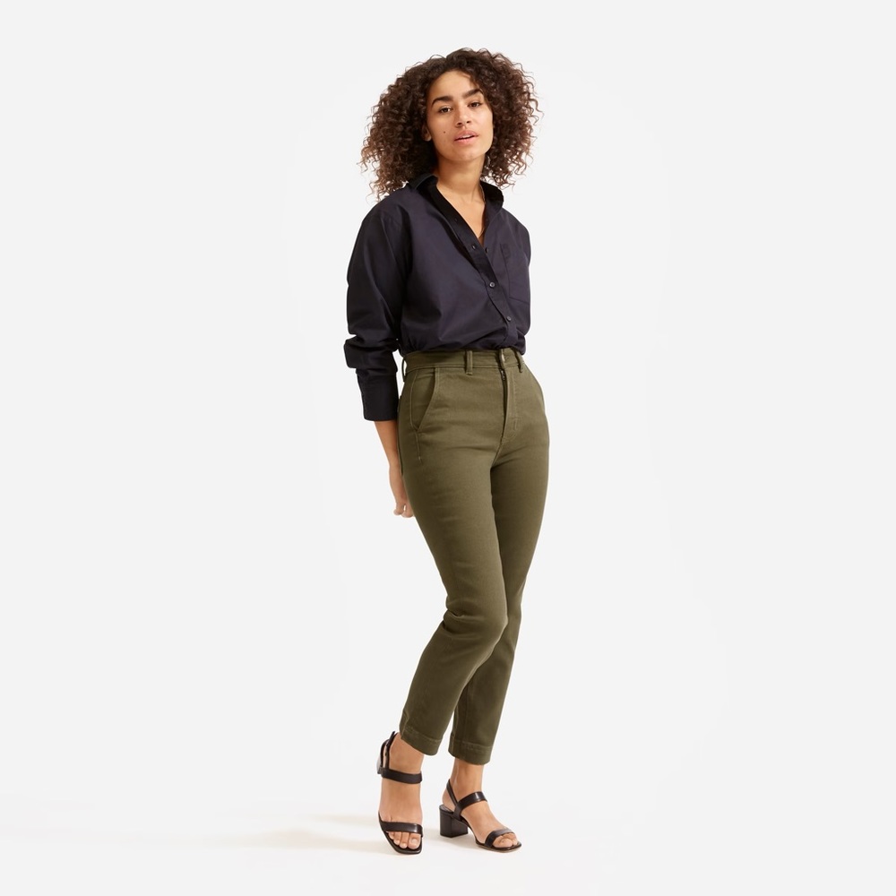 Green Everlane Pants